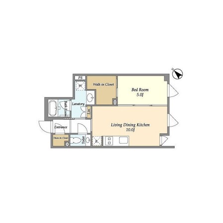 アンソレイエ下北沢の物件間取画像